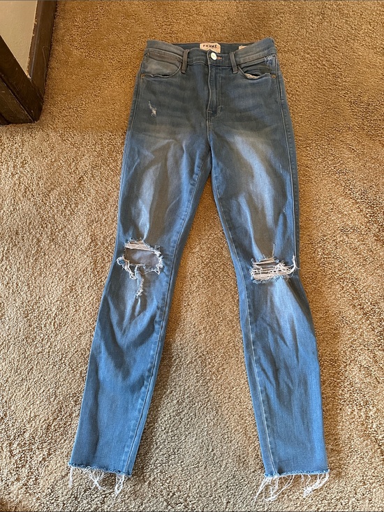 Frame Denim Denim - Frame Denim Le High Skinny Crop Jean - Size 26